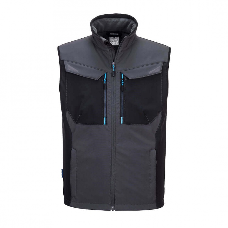Portwest T751 - WX3 Softshell Gilet (3L) 310g with Reflective Trims and Multiple Pockets